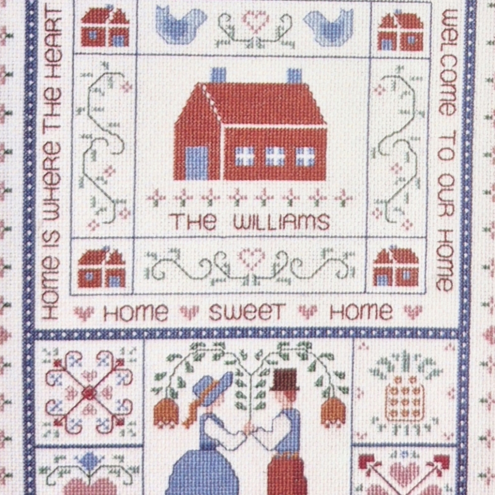 Sunset Home Sweet Home Counted Cross Stitch - Picture 4 of 5
